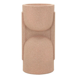 Porte-vase extérieur Nui – cache-pot contemporain – 36 x 34 x 70,5 cm (ouverture Ø 27 cm)
