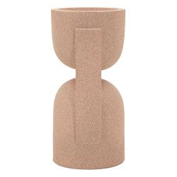 Porte-vase extérieur Nui – cache-pot contemporain – 36 x 34 x 70,5 cm (ouverture Ø 27 cm)