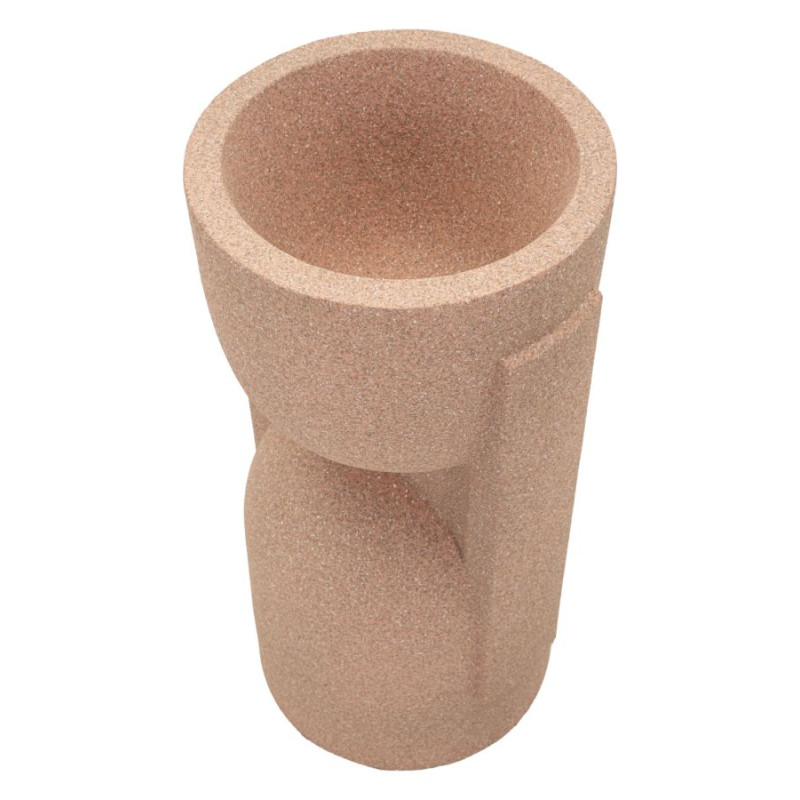 Porte-vase extérieur Nui – cache-pot contemporain – 36 x 34 x 70,5 cm (ouverture Ø 27 cm)