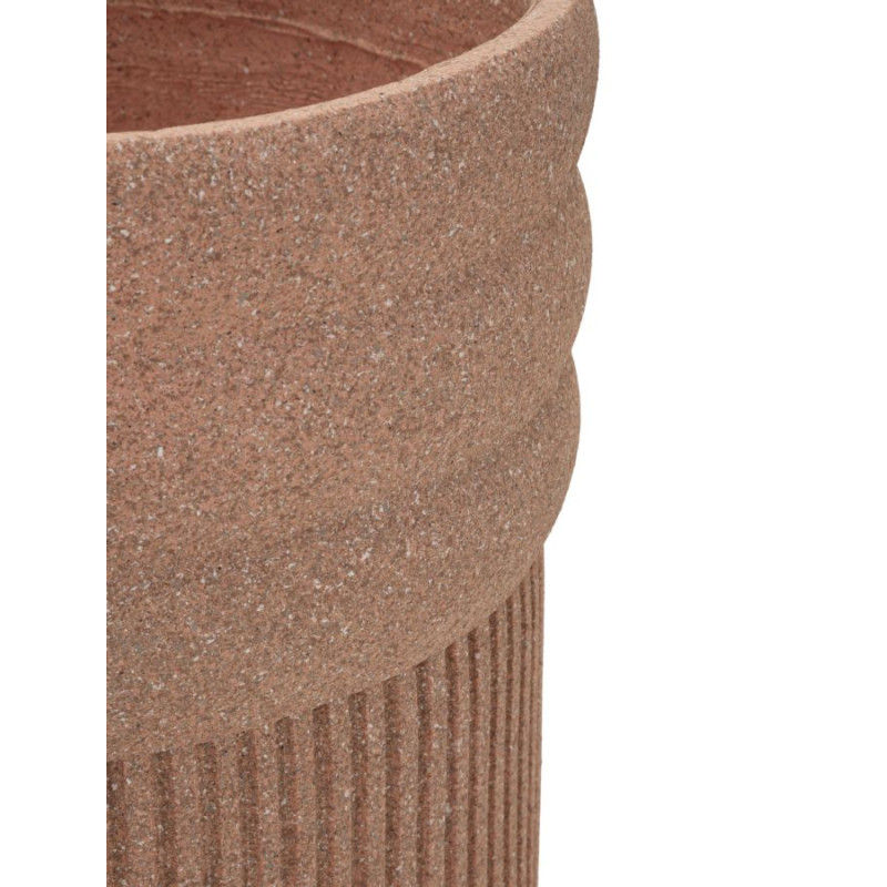 Ensemble de 3 cache-pots Colombie – pots extérieurs design – Ø 41,5 x 50 cm, Ø 36 x 45 cm, Ø 30,5 x 39,5 cm