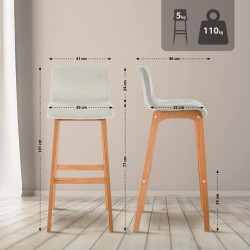 Tabouret de bar Hover...
