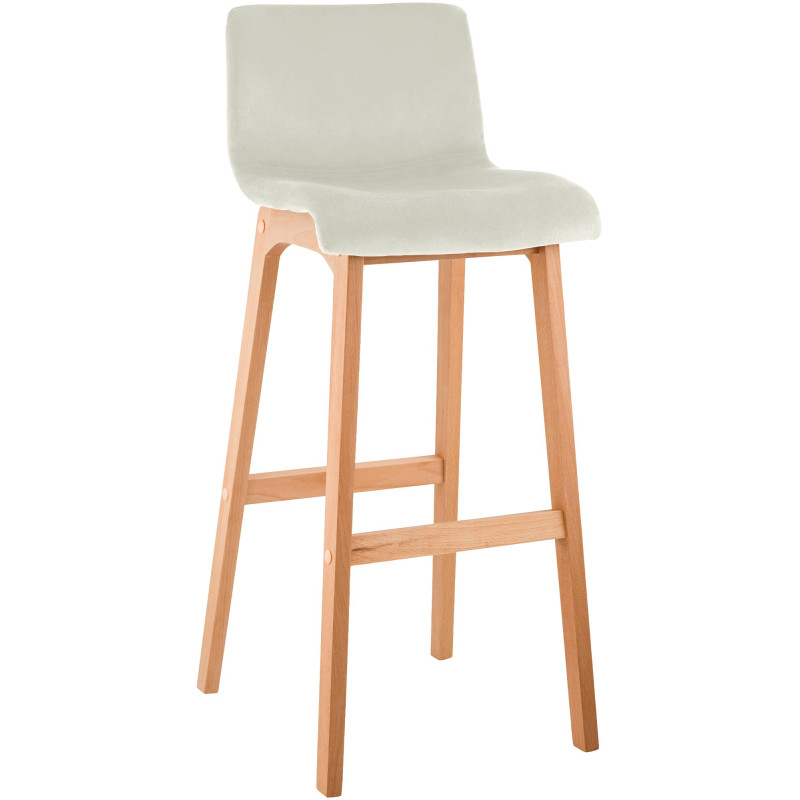 Tabouret de bar Hover Velvet Natura