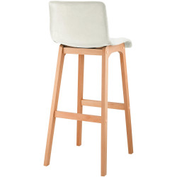 Tabouret de bar Hover Velvet Natura