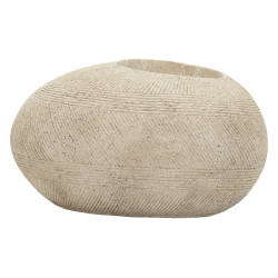 Porte-vase en pierre – cache-pot contemporain – 54,5 x 42,5 x 30 cm