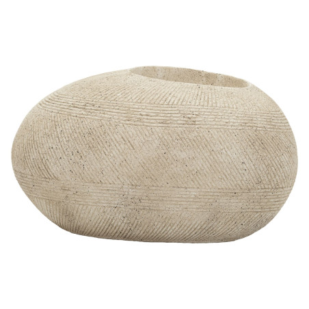 Porte-vase en pierre – cache-pot contemporain – 54,5 x 42,5 x 30 cm