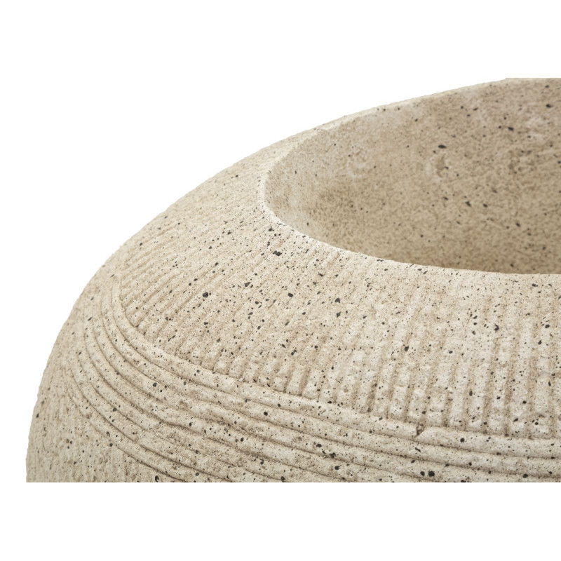 Porte-vase en pierre – cache-pot contemporain – 54,5 x 42,5 x 30 cm