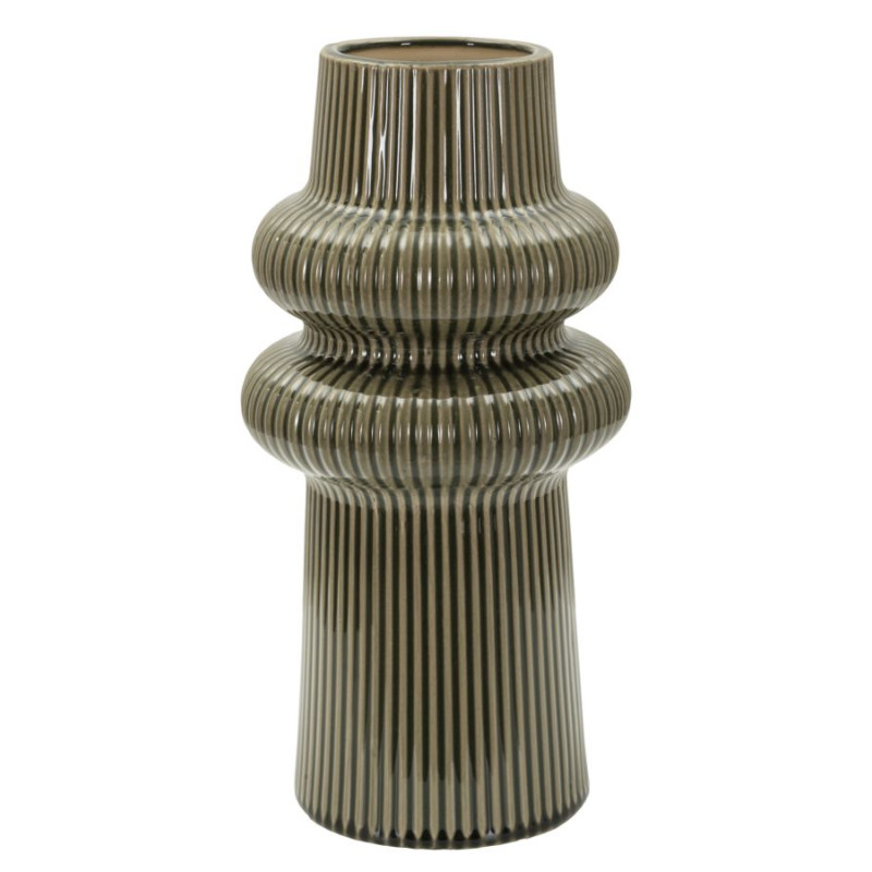 Vase Harmony – vase design moderne – Ø 18 x 36 cm (ouverture Ø 8 cm)
