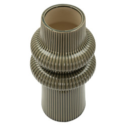 Vase Harmony – vase design moderne – Ø 18 x 36 cm (ouverture Ø 8 cm)