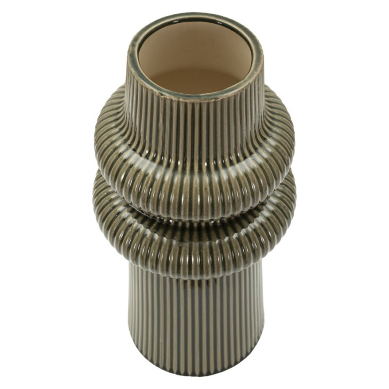 Vase Harmony – vase design moderne – Ø 18 x 36 cm (ouverture Ø 8 cm)