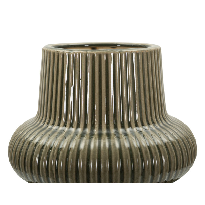 Vase Harmony – vase design moderne – Ø 18 x 36 cm (ouverture Ø 8 cm)