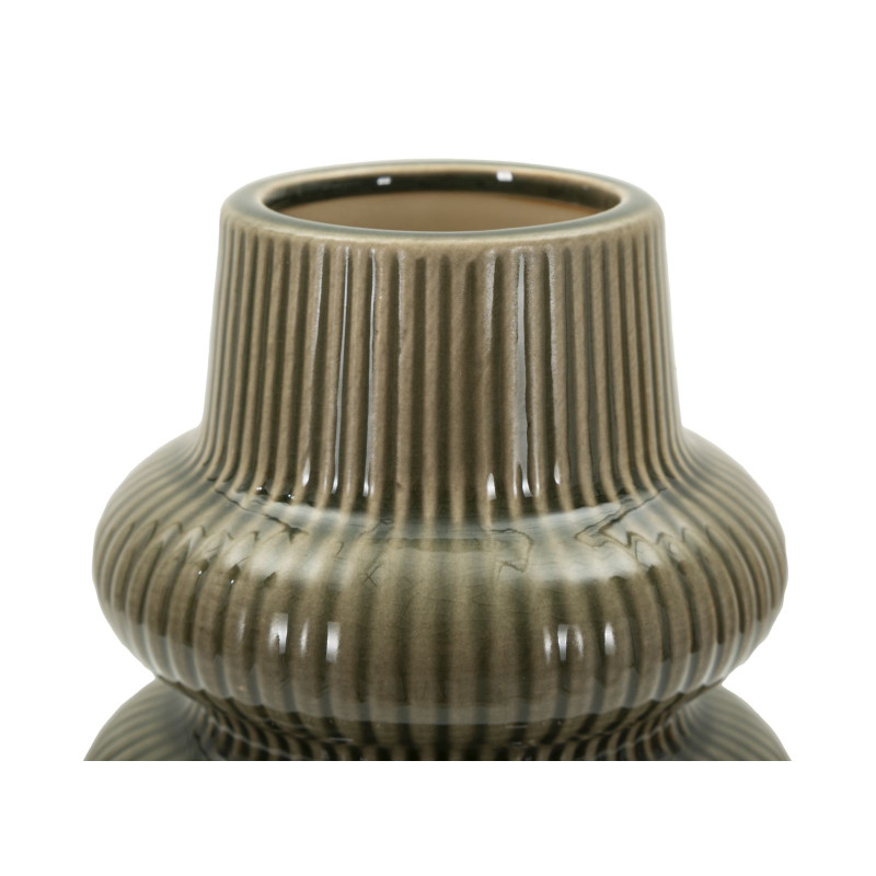 Vase Armony – vase contemporain – Ø 13 x 25 cm (ouverture Ø 5,5 cm)