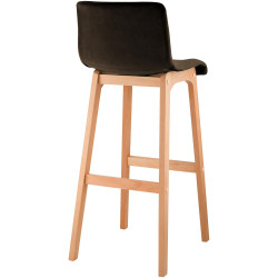 Tabouret de bar Hover Velvet Natura