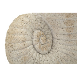 Vase en sable coquillage A – vase décoratif moderne – 33 x 19 x 23 cm (ouverture Ø 13 cm)