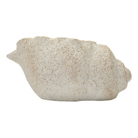 Vase en coquillage et sable B – vase design contemporain – 35 x 23 x 18 cm (ouverture 17 x 14 cm)