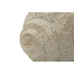 Vase en coquillage et sable B – vase design contemporain – 35 x 23 x 18 cm (ouverture 17 x 14 cm)