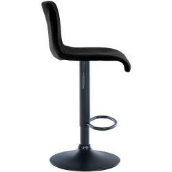 Tabouret de bar en velours Hover B