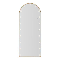 Miroir sur pied LED Hollywood arc – miroir lumineux design – 70 x 6 x 45 x 170 cm (3 couleurs)