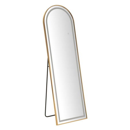 Miroir de sol LED arc – miroir lumineux contemporain – 50 x 3 x 38 x 160 cm (3 couleurs)