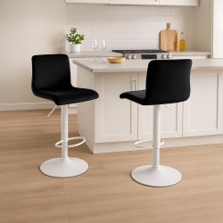 Tabouret de bar Hover Velvet W