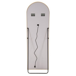 Miroir de sol LED arc – miroir lumineux contemporain – 50 x 3 x 38 x 160 cm (3 couleurs)