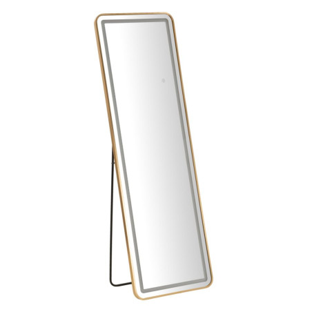 Miroir de sol LED rectangulaire – miroir lumineux moderne – 50 x 3 x 38 x 160 cm (3 couleurs)