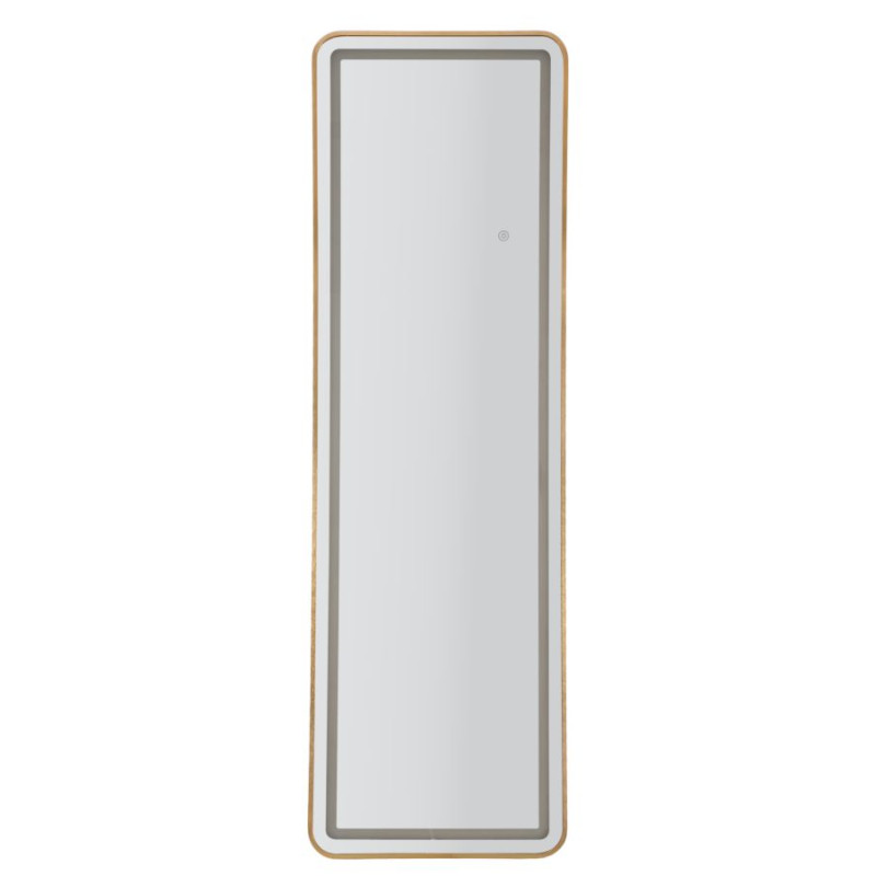 Miroir de sol LED rectangulaire – miroir lumineux moderne – 50 x 3 x 38 x 160 cm (3 couleurs)