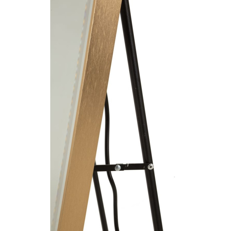 Miroir de sol LED rectangulaire – miroir lumineux moderne – 50 x 3 x 38 x 160 cm (3 couleurs)