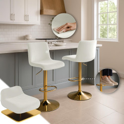 Tabouret de bar Hover Velvet G