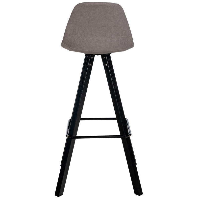 Lot de 2 tabourets de bar Corbin tissu carré