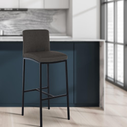 Lot de 2 tabourets de bar Freeport tissu B