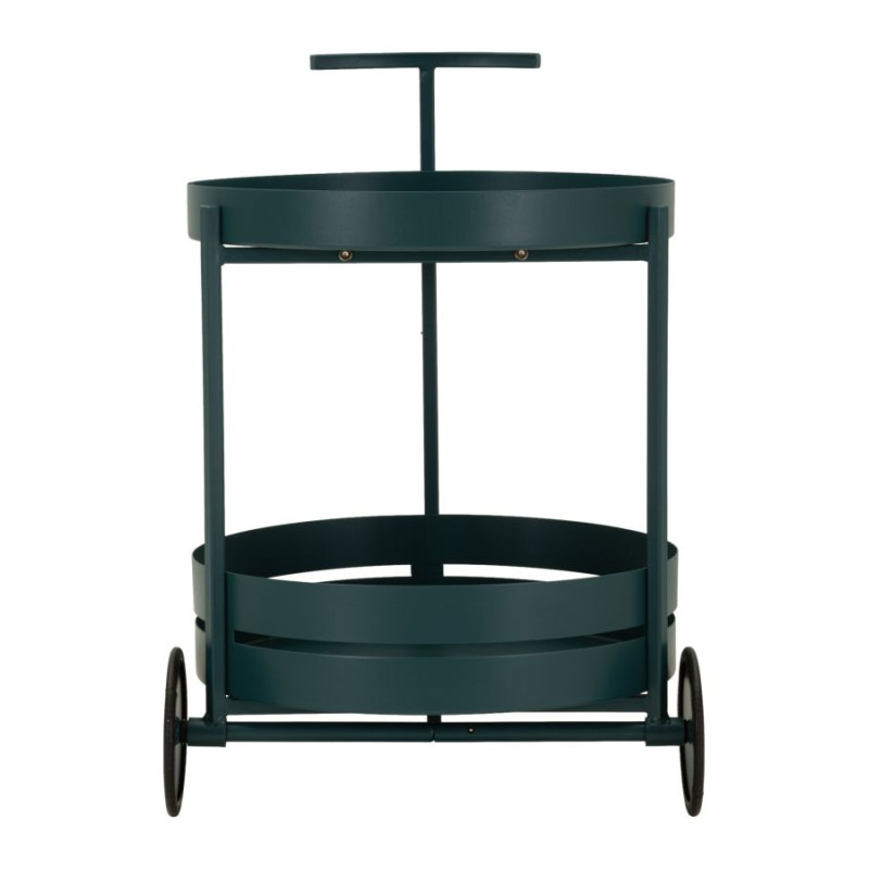 Chariot de bar Saturn Dove Teal – meuble bar design – 40 x 49,5 x 61 cm