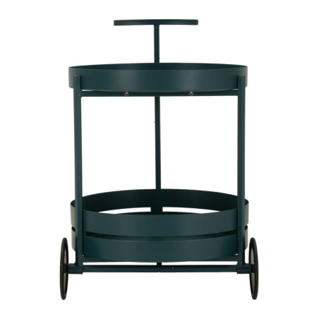 Chariot de bar Saturn Dove Teal – meuble bar design – 40 x 49,5 x 61 cm