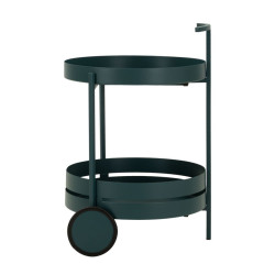 Chariot de bar Saturn Dove Teal – meuble bar design – 40 x 49,5 x 61 cm