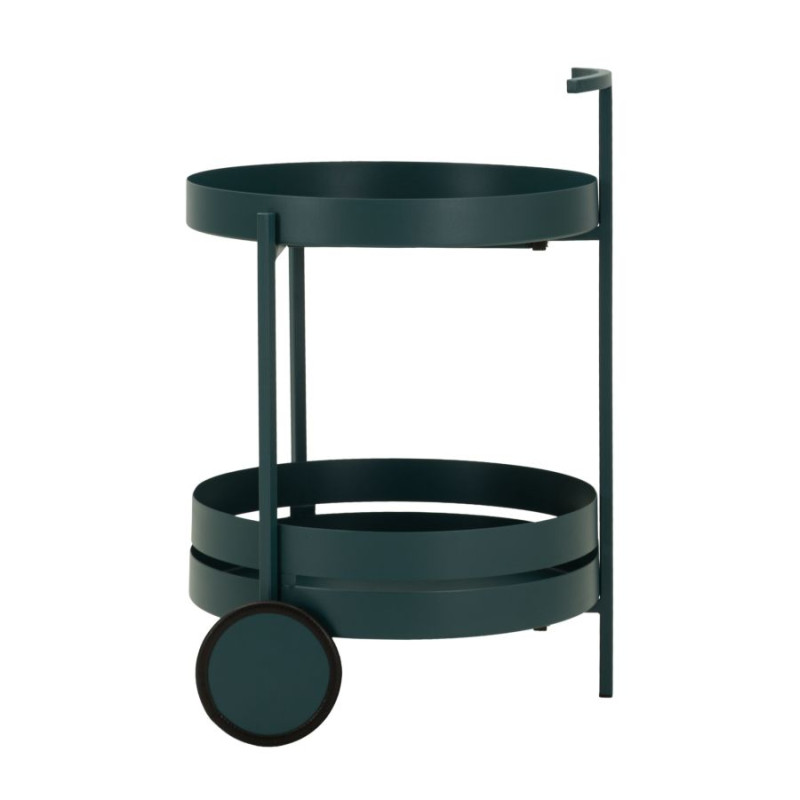 Chariot de bar Saturn Dove Teal – meuble bar design – 40 x 49,5 x 61 cm