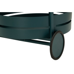 Chariot de bar Saturn Dove Teal – meuble bar design – 40 x 49,5 x 61 cm
