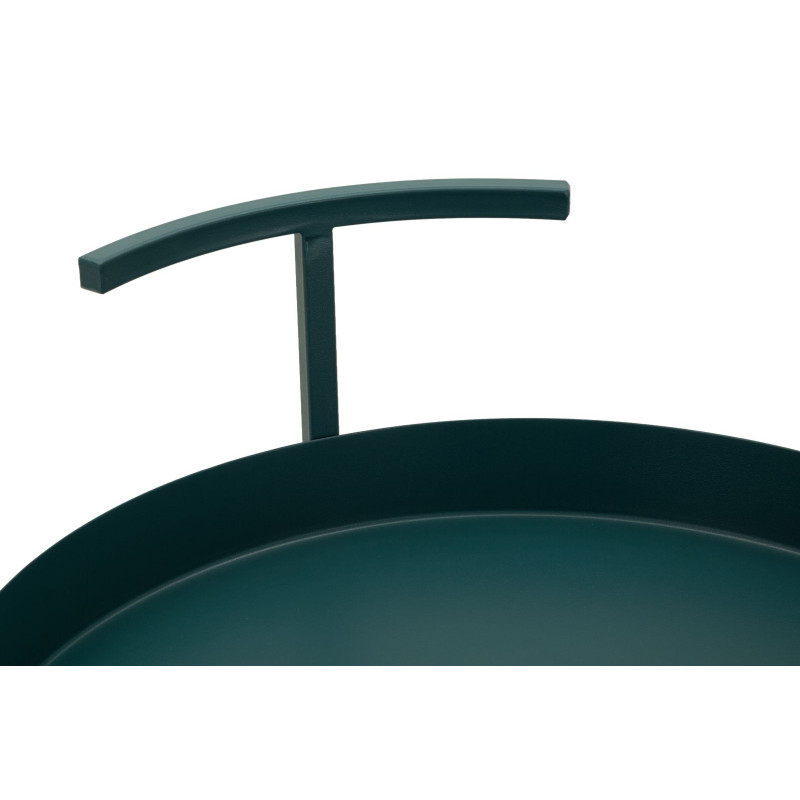 Chariot de bar Saturn Dove Teal – meuble bar design – 40 x 49,5 x 61 cm