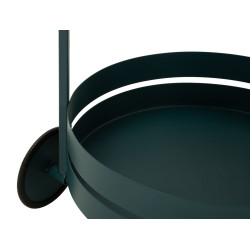 Chariot de bar Saturn Dove Teal – meuble bar design – 40 x 49,5 x 61 cm