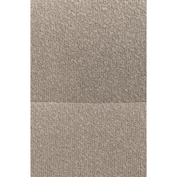 Chaise de salle à manger Merlinda en tissu Teddy