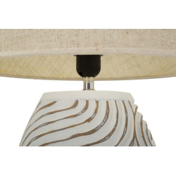 Lampe de table Oblix – lampe design moderne – Ø 35 x 55 cm