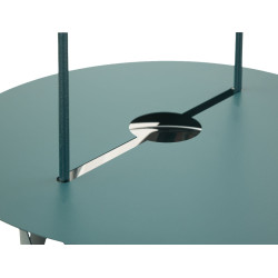 Lanterne Twist Saturn Teal – lanterne contemporaine – Ø 23 x 43 cm