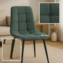 Lot de 2 chaises de salle à manger Tilde Cord