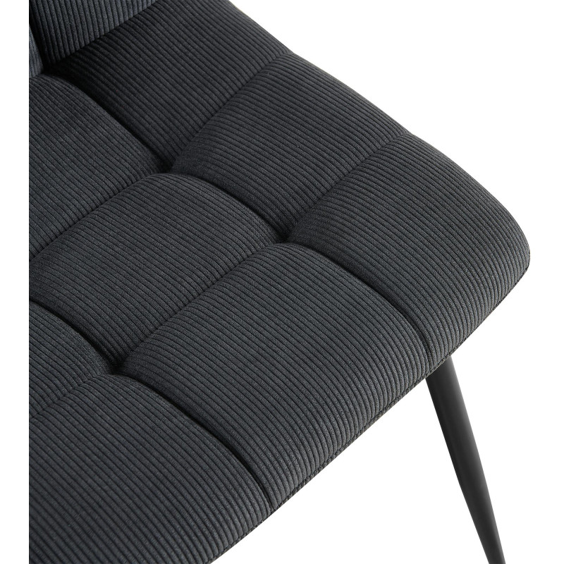 Ensemble de 4 chaises de salle à manger Tilde Cord