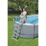 Kit Piscine hors sol tubulaire BESTWAY Power Steel™- 549 x 274 x 122 cm - Ovale (Avec filtre a cartouche, échelle, bвche, diffus