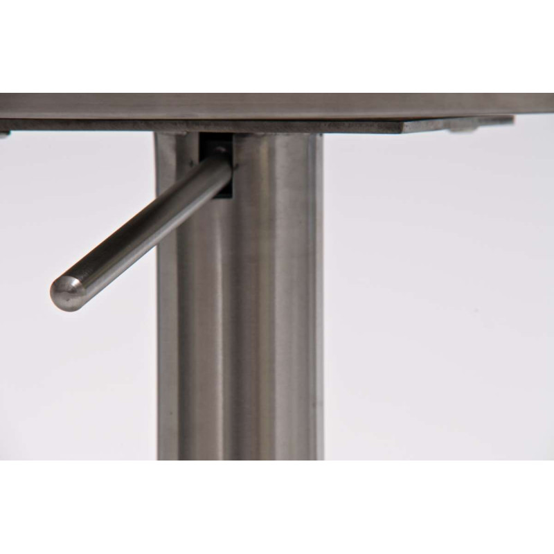 Tabouret de bar Panama E en cuir artificiel noir