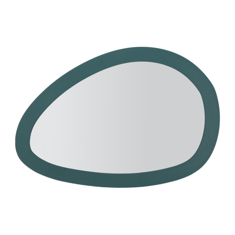 Miroir mural Saturno bleu – miroir design moderne – 71 x 1,5 x 48 cm