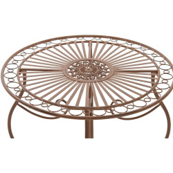Table Indra marron antique