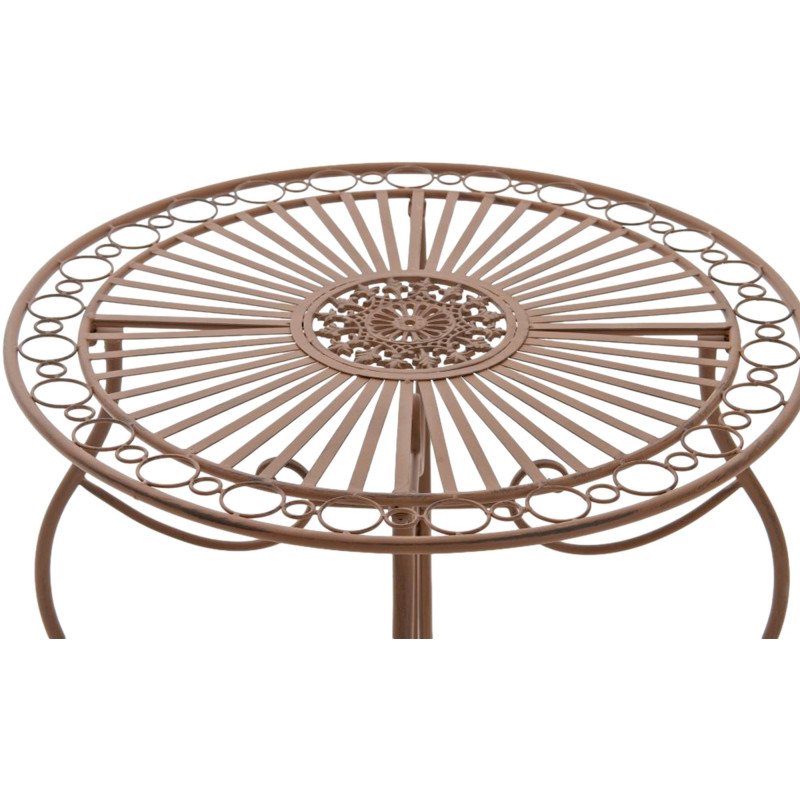 Table Indra marron antique