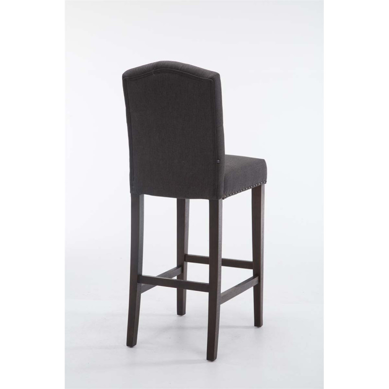 Tabouret de bar Louise en tissu antique