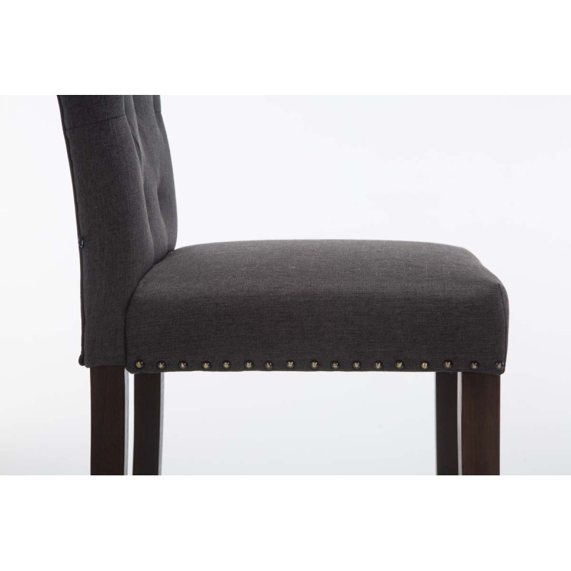 Tabouret de bar Louise en tissu antique