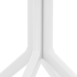 Table Sky 80 cm blanc
